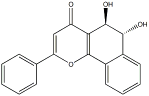 alpha-naphthoflavone-5,6-dihydrodiol Structure