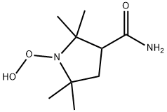 3-Pyrrolidinecarboxamide,1-hydroperoxy-2,2,5,5-tetramethyl-(9CI) 结构式