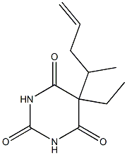 2,4,6(1H,3H,5H)-Pyrimidinetrione,5-ethyl-5-(1-methyl-3-butenyl)-(9CI),787494-76-2,结构式