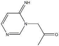 2-Propanone,1-(6-imino-1(6H)-pyrimidinyl)-(9CI) 化学構造式