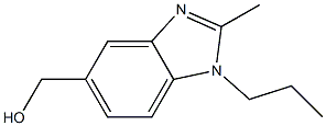 1H-Benzimidazole-5-methanol,2-methyl-1-propyl-(9CI),787496-72-4,结构式