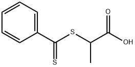 2-(Thiobenzoylthio)propionic acid Structure