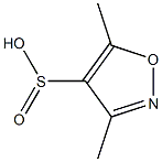 4-Isoxazolesulfinicacid,3,5-dimethyl-(9CI) 化学構造式