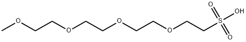 m-PEG4-sulfonic acid Structure