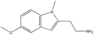 1H-Indole-2-ethanamine,5-methoxy-1-methyl-(9CI),787525-51-3,结构式