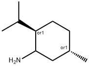 Cyclohexanamine, 5-methyl-2-(1-methylethyl)-, (2R,5S)-rel- (9CI) Structure