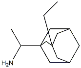 Tricyclo[3.3.1.13,7]decane-1-methanamine, 3-ethyl-alpha-methyl- (9CI) 化学構造式