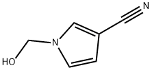 1H-Pyrrole-3-carbonitrile,1-(hydroxymethyl)-(9CI),78758-78-8,结构式