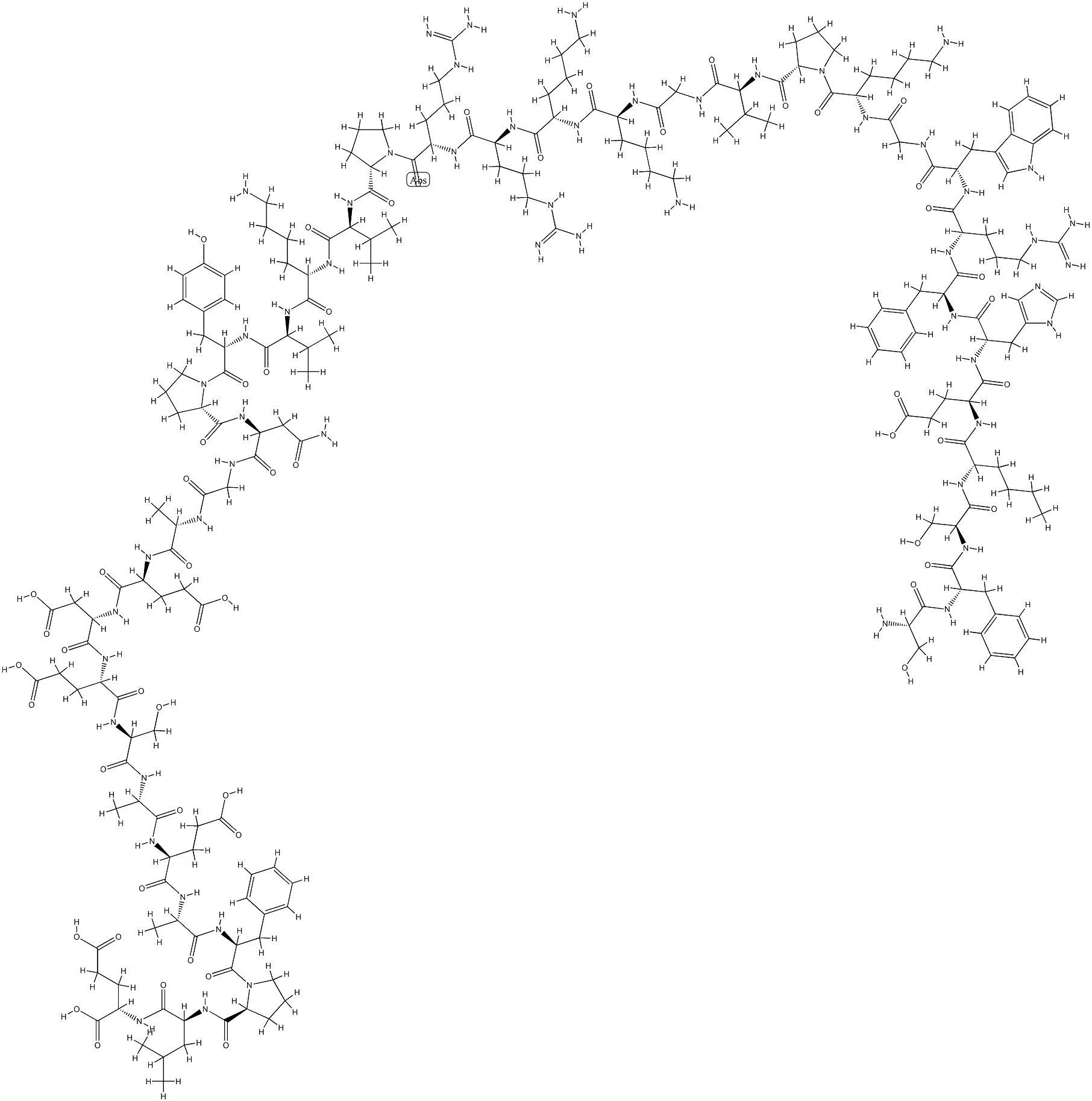 ACTH (1-38), Phe(2)-Nle(4)- Structure