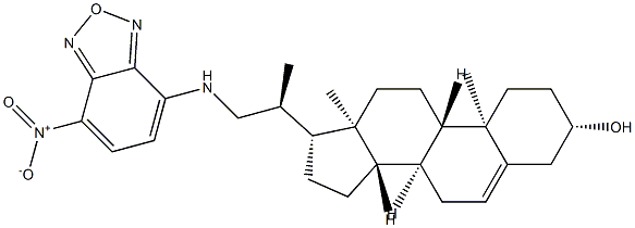 22-NBD CHOLESTEROL Structure