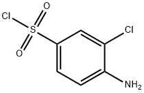 3-氯-4-氨基苯磺酰氯,78957-18-3,结构式