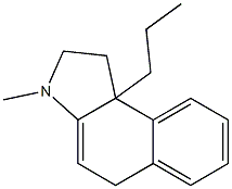 1H-Benz[e]indole,2,3,5,9b-tetrahydro-3-methyl-9b-propyl-(9CI) 结构式