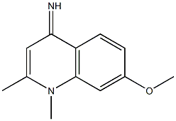 4(1H)-Quinolinimine,7-methoxy-1,2-dimethyl-(9CI) 结构式
