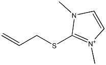 1H-Imidazolium,1,3-dimethyl-2-(2-propenylthio)-(9CI),790156-03-5,结构式