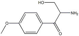 1-Propanone,2-amino-3-hydroxy-1-(4-methoxyphenyl)-(9CI) 结构式