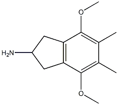 1H-Inden-2-amine,2,3-dihydro-4,7-dimethoxy-5,6-dimethyl-(9CI) 结构式