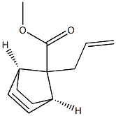 Bicyclo[2.2.1]hept-2-ene-7-carboxylic acid, 7-(2-propenyl)-, methyl ester, (7-anti)- (9CI) Structure