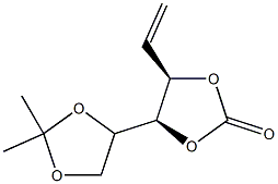 D-arabino-Hex-1-enitol, 1,2-dideoxy-5,6-O-(1-methylethylidene)-, cyclic carbonate (9CI),790300-40-2,结构式