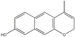 2H-Naphtho[2,3-b]pyran-8-ol,4-methyl-(9CI) Structure