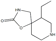1-Oxa-3,8-diazaspiro[4.5]decan-2-one,6-ethyl-(9CI) Struktur