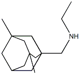 Tricyclo[3.3.1.13,7]decane-1-methanamine, N-ethyl-3,5-dimethyl- (9CI) 结构式