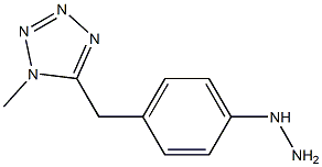 1H-Tetrazole,5-[(4-hydrazinophenyl)methyl]-1-methyl-(9CI) 结构式