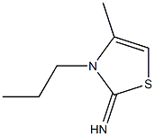 2(3H)-Thiazolimine,4-methyl-3-propyl-(9CI) Structure