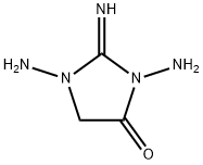 4-Imidazolidinone,1,3-diamino-2-imino-(9CI),790640-83-4,结构式