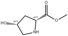 D-Proline, 4-hydroxy-, methyl ester, (4R)-rel- (9CI) 结构式