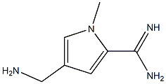 1H-Pyrrole-2-carboximidamide,4-(aminomethyl)-1-methyl-A Structure
