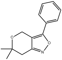 4H-Pyrano[4,3-c]isoxazole,6,7-dihydro-6,6-dimethyl-3-phenyl-(9CI) Structure