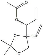 D-트레오-펜티톨,1,2-디데옥시-4-C-에테닐-4,5-O-(1-메틸에틸리덴)-,아세테이트(9CI)