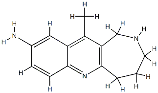 1H-Azepino[4,3-b]quinolin-9-amine,2,3,4,5-tetrahydro-11-methyl-(9CI),791005-32-8,结构式