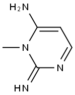 2-Pyrimidinamine,1,6-dihydro-6-imino-1-methyl-(9CI) Struktur