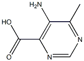 4-Pyrimidinecarboxylicacid,5-amino-6-methyl-(9CI) 结构式