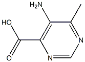 4-Pyrimidinecarboxylicacid,5-amino-6-methyl-(9CI) Structure