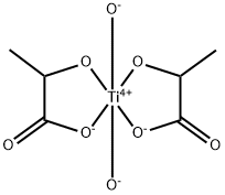 二羟基双(氢乳酸)合钛(IV) (约44%于异丙醇,水中) 结构式