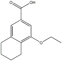 2-Naphthoicacid,4-ethoxy-5,6,7,8-tetrahydro-(5CI) Structure
