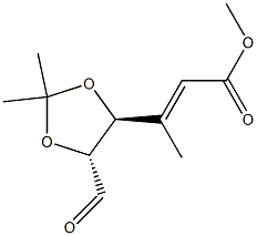 L-threo-Hex-4-enuronic acid, 4,5-dideoxy-4-methyl-2,3-O-(1-methylethylidene)-, methyl ester, (4E)- (9CI),791130-94-4,结构式