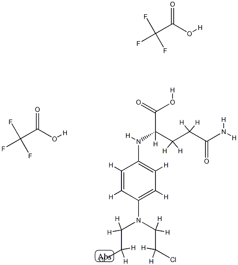 gamma-glutamyl 4-phenylene diamine mustard,79133-10-1,结构式