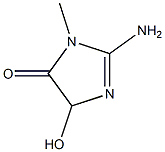 4H-Imidazol-4-one,2-amino-3,5-dihydro-5-hydroxy-3-methyl-(9CI) Structure