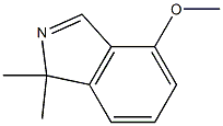 1H-Isoindole,4-methoxy-1,1-dimethyl-(9CI) Struktur
