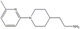 4-Piperidineethanamine,1-(6-methyl-2-pyridinyl)-(9CI) Structure