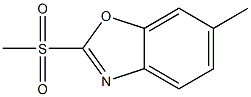 Benzoxazole,6-methyl-2-(methylsulfonyl)-(9CI) Structure