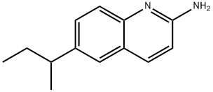 2-Quinolinamine,6-(1-methylpropyl)-(9CI) Structure