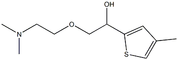 2-Thiophenemethanol,alpha-[[2-(dimethylamino)ethoxy]methyl]-4-methyl-(9CI) 化学構造式