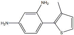 1,3-Benzenediamine,4-(3-methyl-2-thienyl)-(9CI) Structure