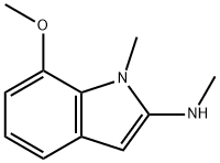 1H-Indol-2-amine,7-methoxy-N,1-dimethyl-(9CI) Structure