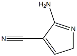 2H-Pyrrole-4-carbonitrile,5-amino-(9CI) 化学構造式