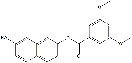7-hydroxy-2-naphthyl 3,5-dimethoxybenzoate,791796-29-7,结构式